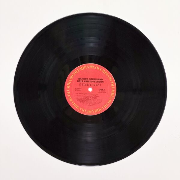 Back of the record A Star Is Born by Barbra Streisand, Kris Kristofferson