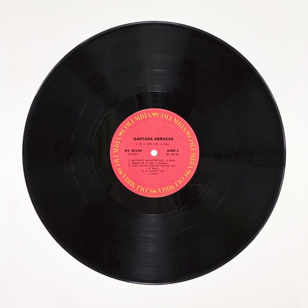 Back of the record Abraxas by Santana