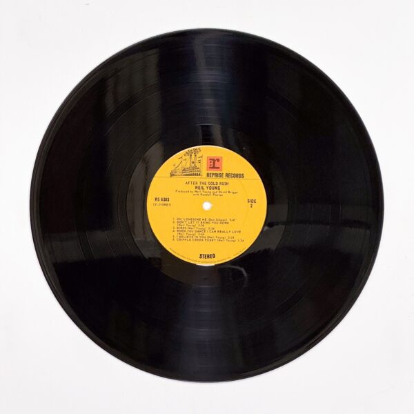 Back of the record After The Gold Rush by Neil Young