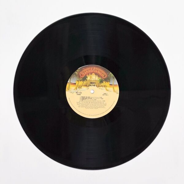 Back of the record Alive! by Kiss