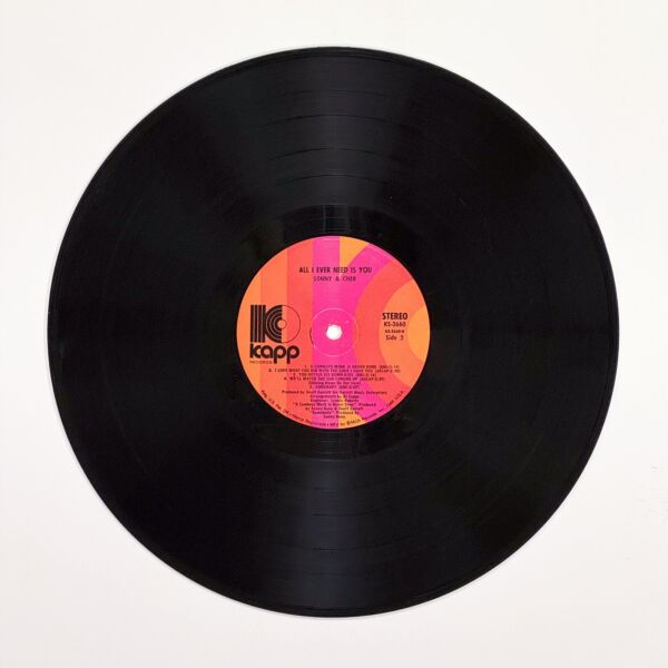 Back of the record All I Ever Need Is You by Sonny & Cher