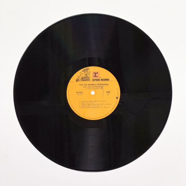 Back of the record Are You Experienced? by Jimi Hendrix, Jimi Hendrix Experience