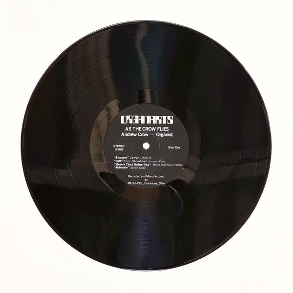 Front of the record As The Crow Flies by Andrew Crow