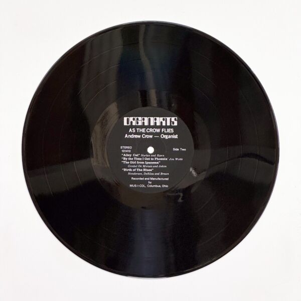 Back of the record As The Crow Flies by Andrew Crow