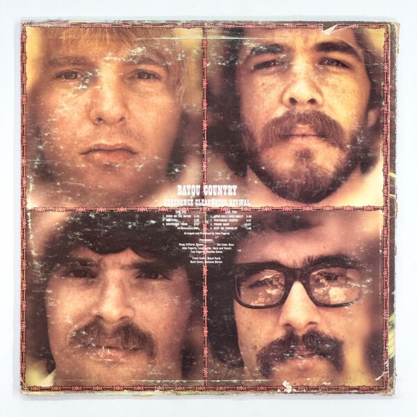 Back cover of Bayou Country by Creedence Clearwater Revival
