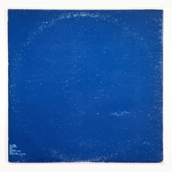 Back cover of Blue by Joni Mitchell