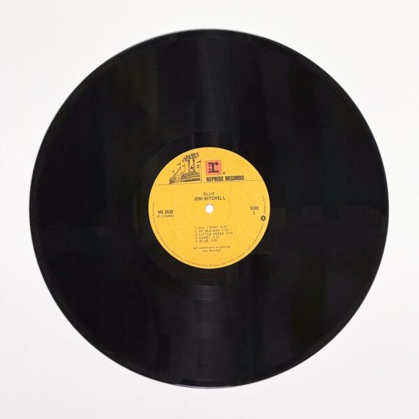 Front of the record Blue by Joni Mitchell