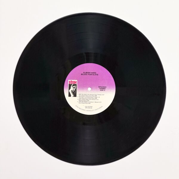 Back of the record Blues For Elvis by Albert King