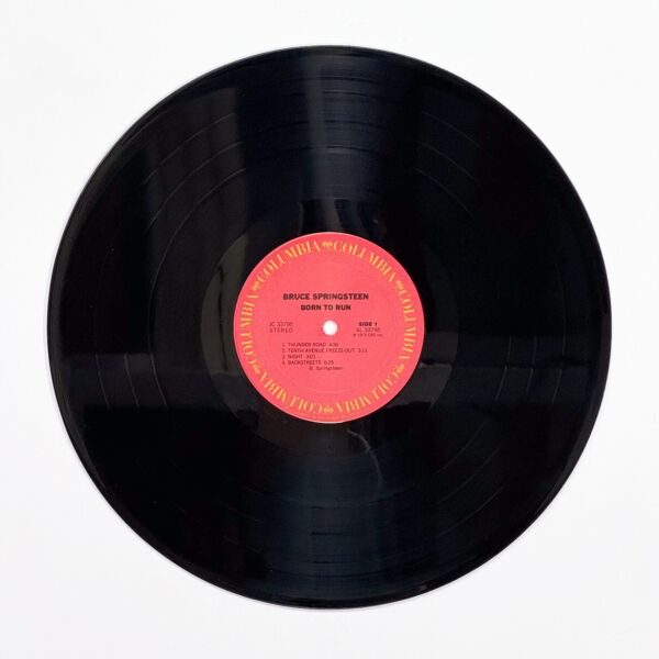 Front of the record Born To Run by Bruce Springsteen