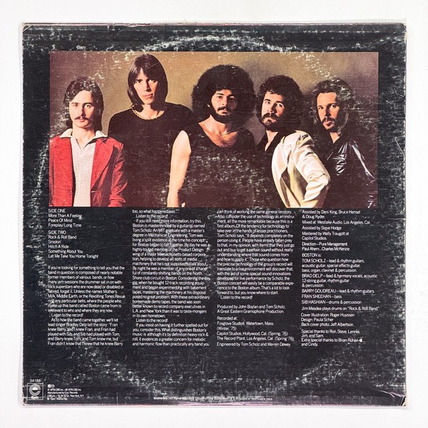 Back cover of Boston by Boston