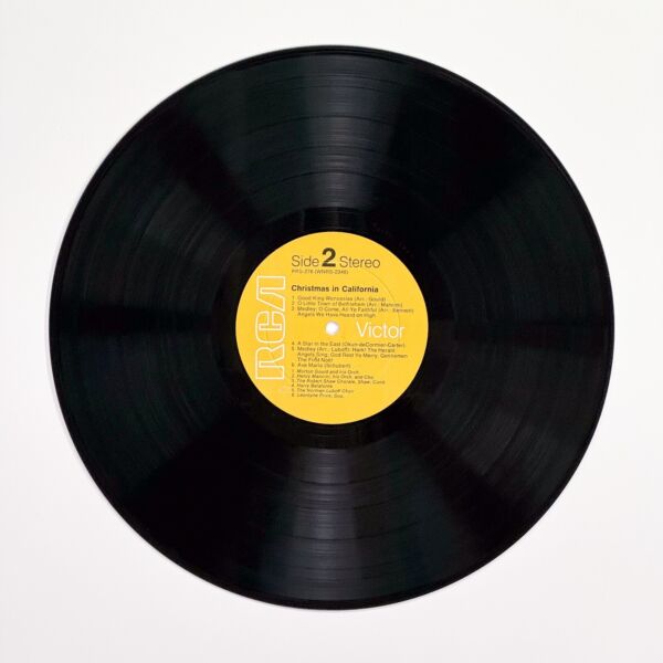 Back of the record Christmas In California by Various