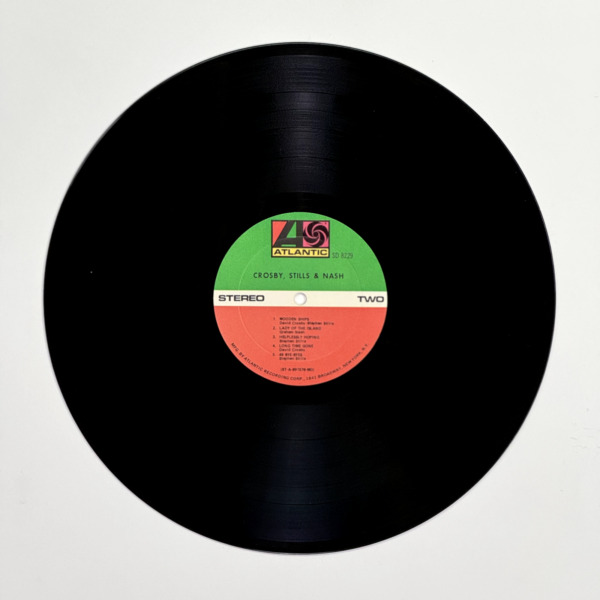 Back of the record Crosby, Stills & Nash by Crosby, Stills & Nash