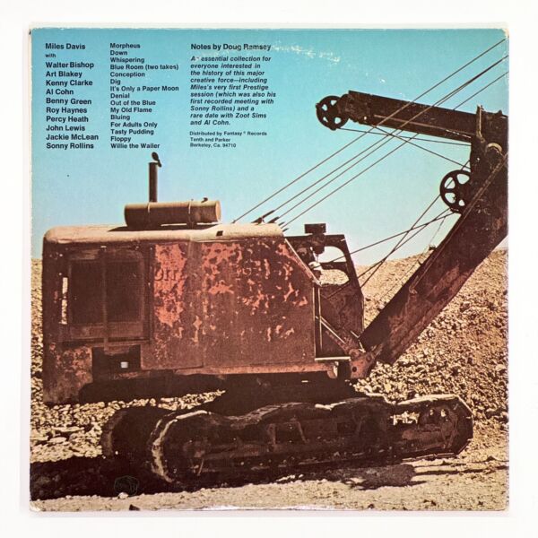 Back cover of Dig by Miles Davis