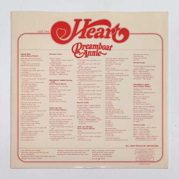 Additional image for album Dreamboat Annie by Heart