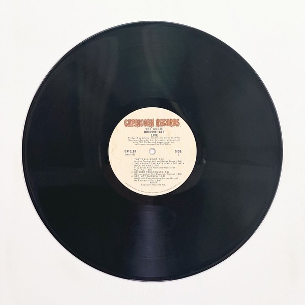 Front of the record Drippin' Wet Live by Wet Willie