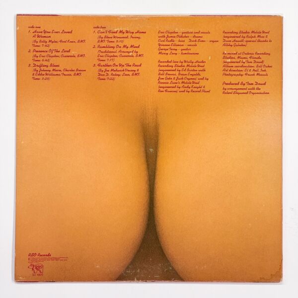 Back cover of E.C. Was Here by Eric Clapton