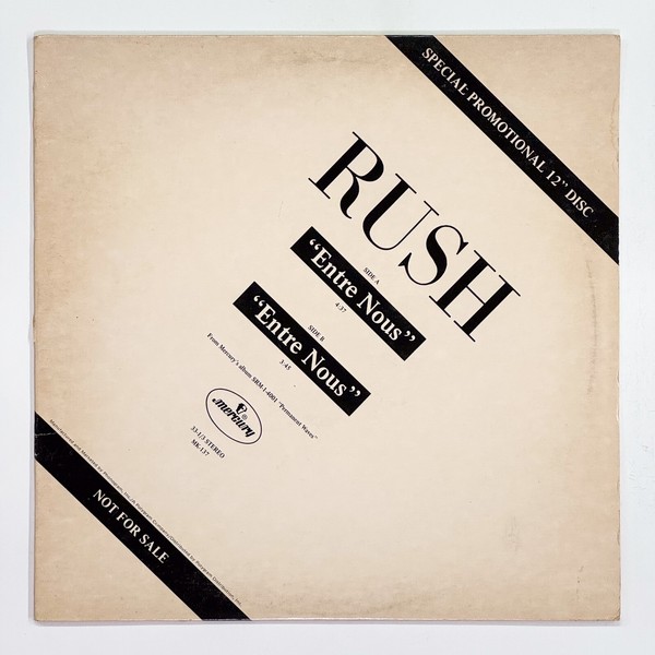 Rush – Entre Nous Promo Vinyl LP 1980
