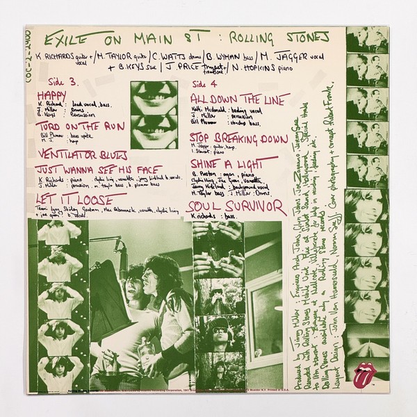 Additional image for album Exile On Main St. by The Rolling Stones
