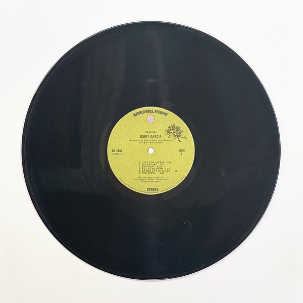 Back of the record Garcia by Jerry Garcia