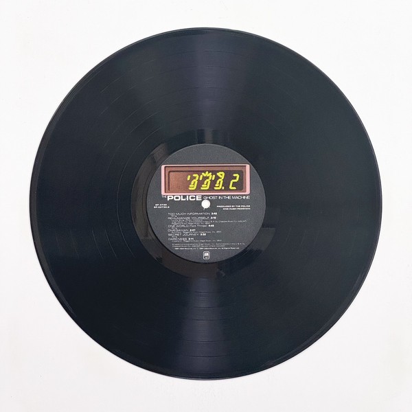 Back of the record Ghost In The Machine by The Police