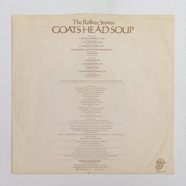 Additional image for album Goats Head Soup by The Rolling Stones