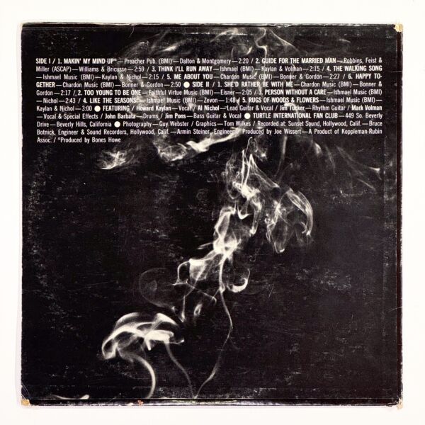 Back cover of Happy Together by The Turtles