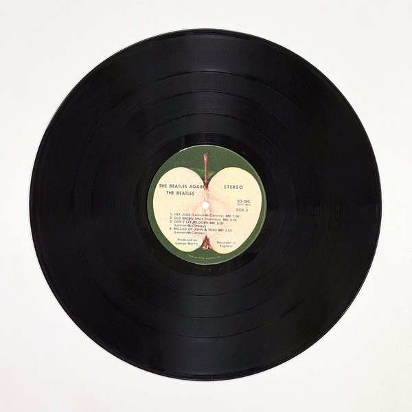 Back of the record Hey Jude (The Beatles Again) by The Beatles