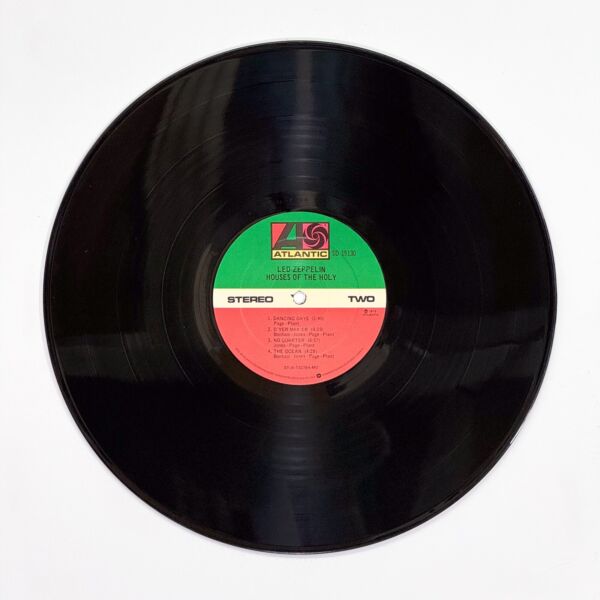 Back of the record Houses Of The Holy by Led Zeppelin