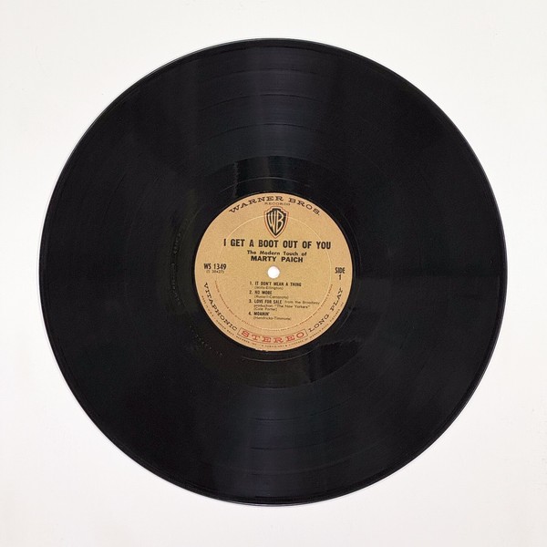 Front of the record I Get A Boot Out Of You by Marty Paich