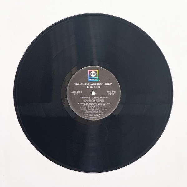 Front of the record Indianola Mississippi Seeds by B.B. King