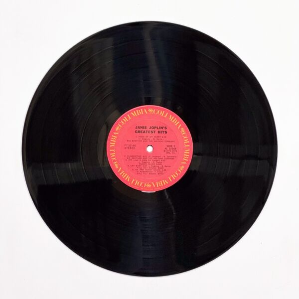 Front of the record Janis Joplin's Greatest Hits by Janis Joplin