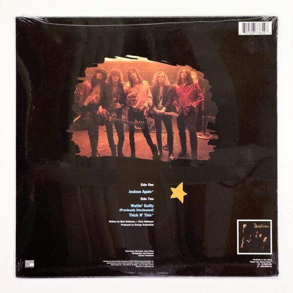 Back cover of Jealous Again by The Black Crowes