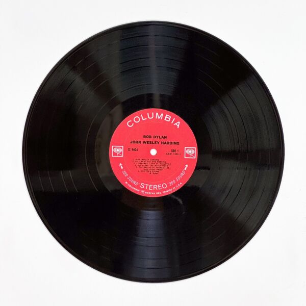 Front of the record John Wesley Harding by Bob Dylan