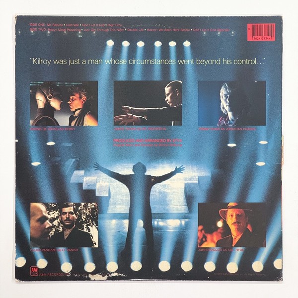 Back cover of Kilroy Was Here by Styx