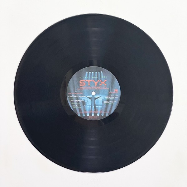Back of the record Kilroy Was Here by Styx