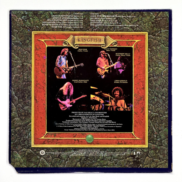 Back cover of Kingfish by Kingfish