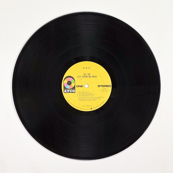 Front of the record Let There Be Rock by AC/DC
