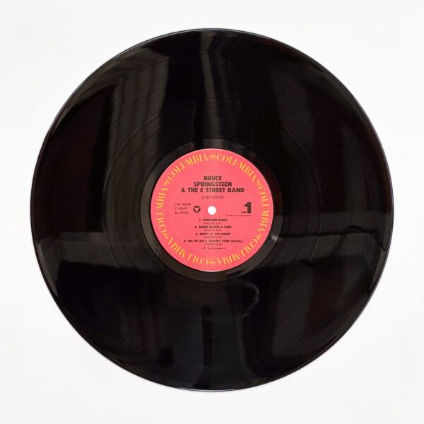 Front of the record Live/1975-85 by Bruce Springsteen