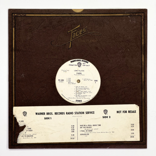 Faces – Long Player Promo Vinyl LP 1971