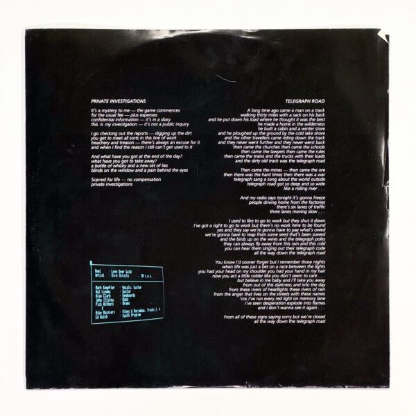 Additional image for album Love Over Gold by Dire Straits