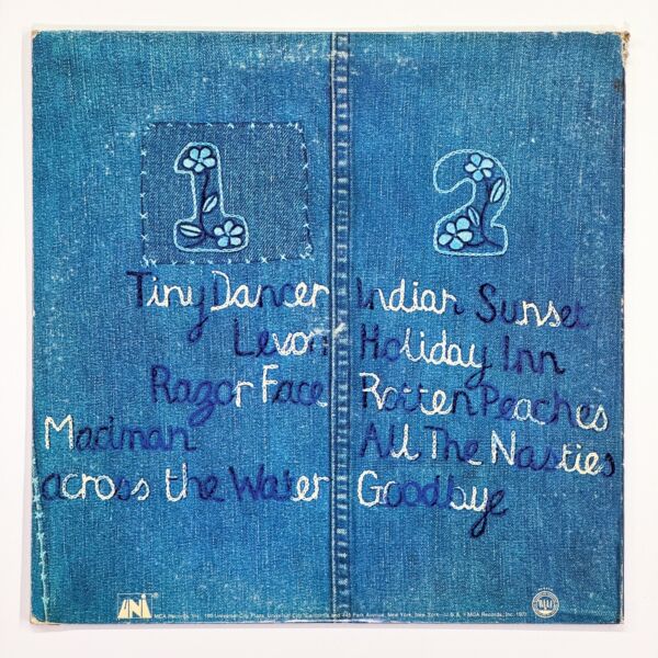 Back cover of Madman Across The Water by Elton John