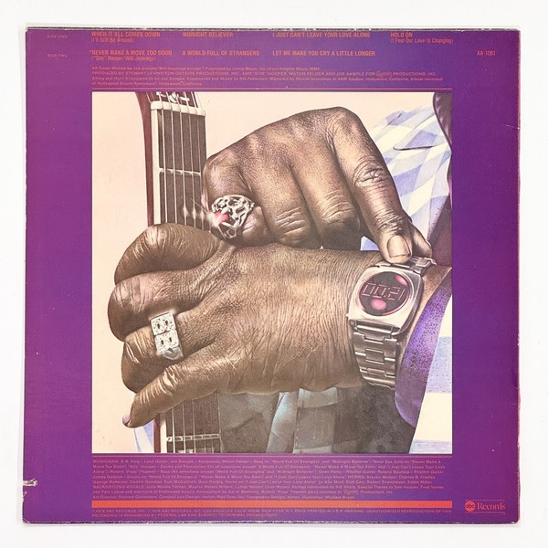 Back cover of Midnight Believer by B.B. King