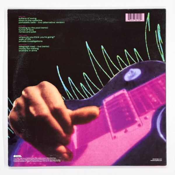 Back cover of Money for Nothing by Dire Straits