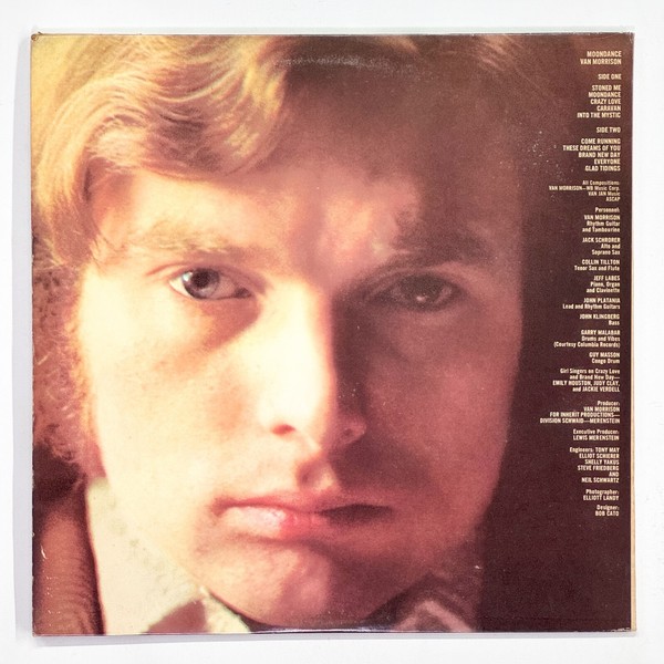 Back cover of Moondance by Van Morrison