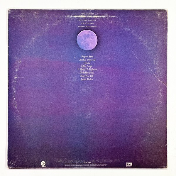 Back cover of Northern Lights - Southern Cross by The Band