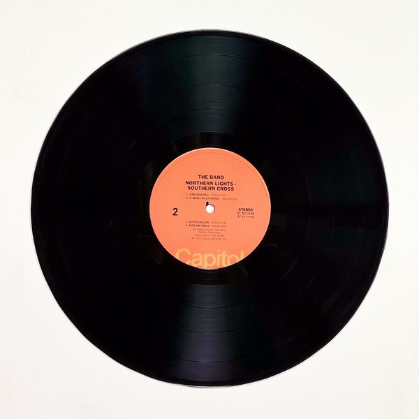 Back of the record Northern Lights - Southern Cross by The Band