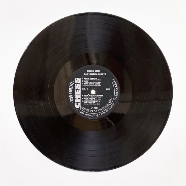 Back of the record One Dozen Berrys by Chuck Berry