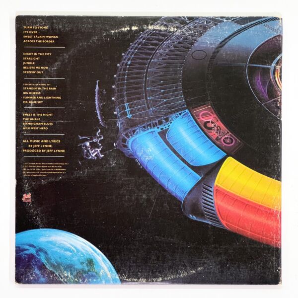 Back cover of Out of the Blue by Electric Light Orchestra