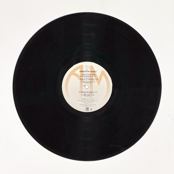 Back of the record Pieces Of Eight by Styx