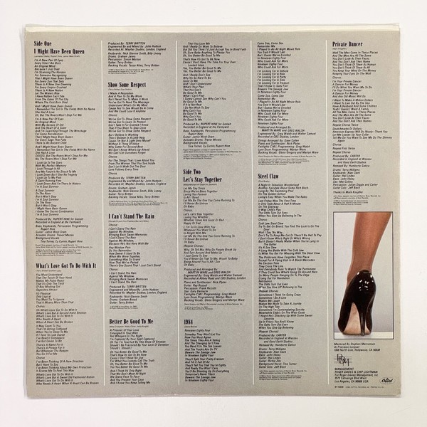 Additional image for album Private Dancer by Tina Turner